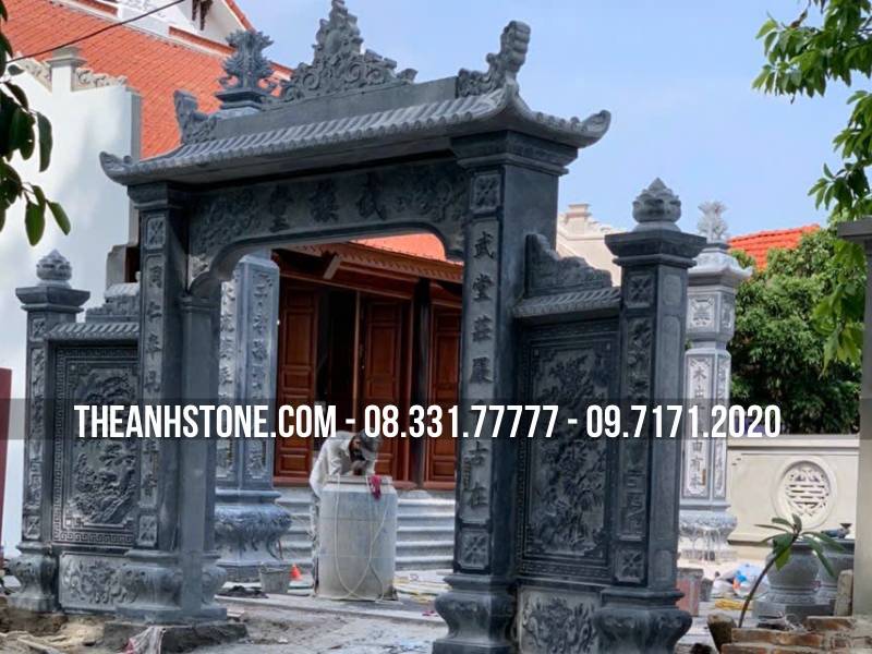 Top 10+ Mẫu Cổng Đá Đẹp Nhất Tại Việt Nam 2025 6 cổng đá