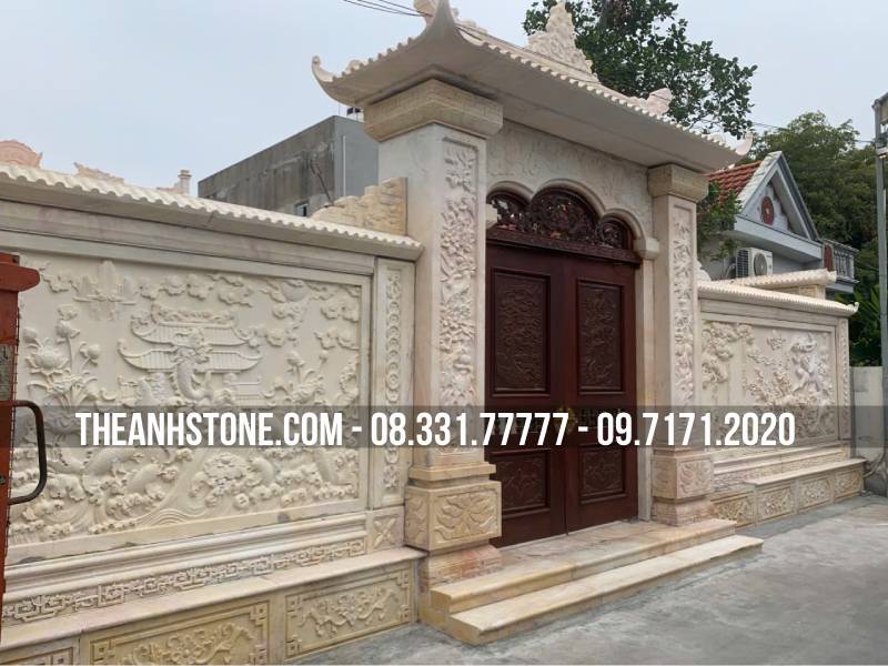 Top 10+ Mẫu Cổng Đá Đẹp Nhất Tại Việt Nam 2025 5 cổng đá