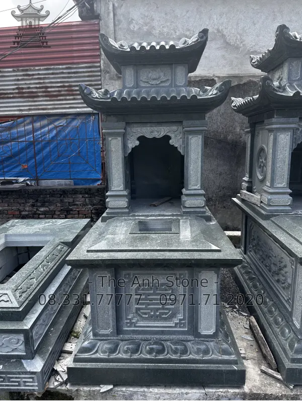 mộ đá 2 mái 3