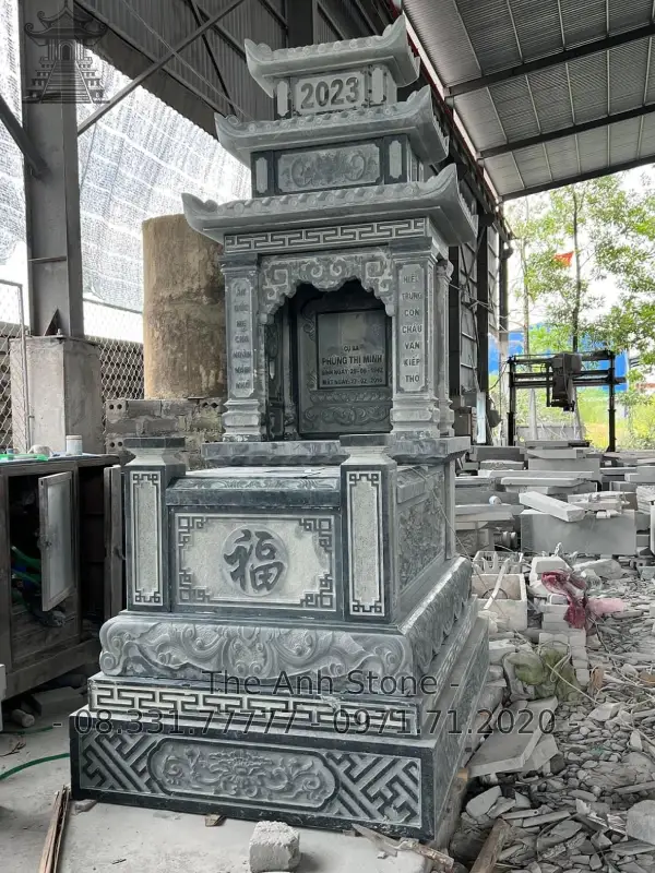 mộ đá 3 mái 12
