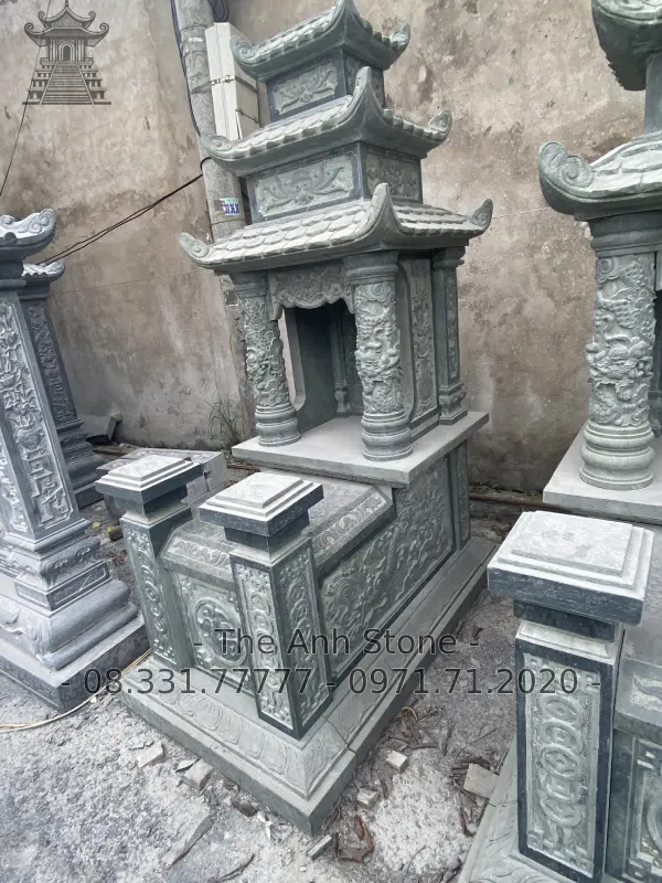 mộ đá 3 mái 3