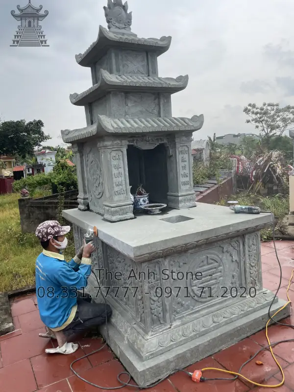 mộ đá 3 mái 7