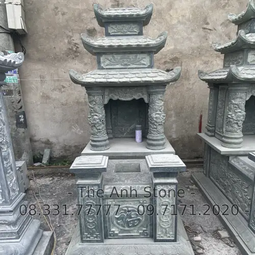 40+ Mẫu Mộ Đá Granite (Hoa cương ) Đẹp, Đơn Giản 43 Mộ đá granite