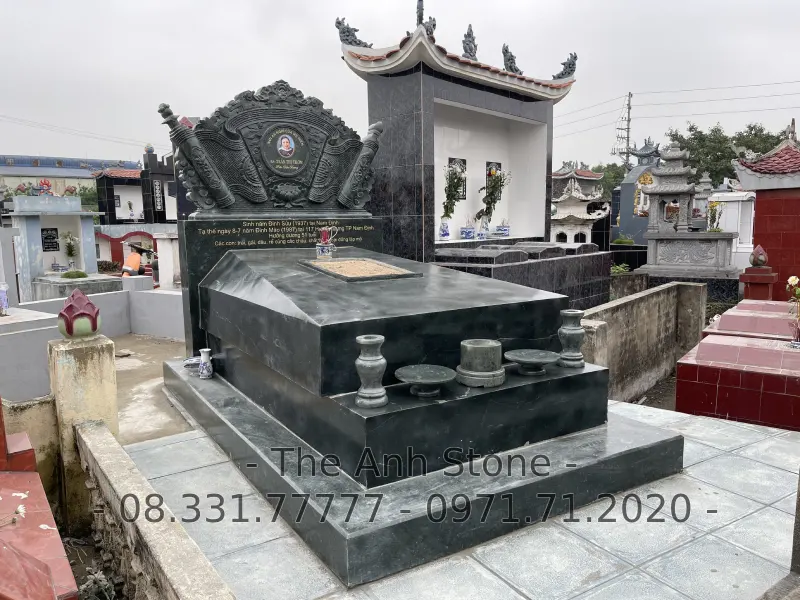 mộ đá granite 1