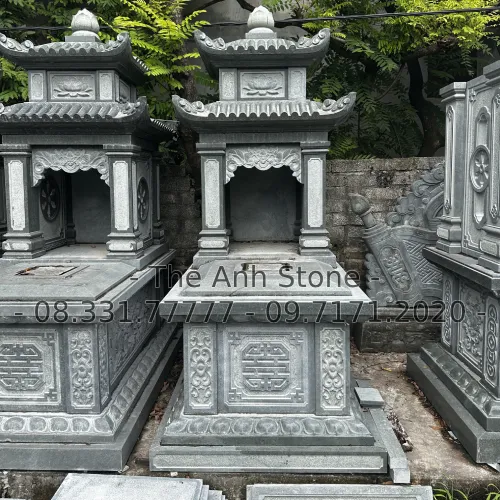 40+ Mẫu Mộ Đá Granite (Hoa cương ) Đẹp, Đơn Giản 19 Mộ đá granite