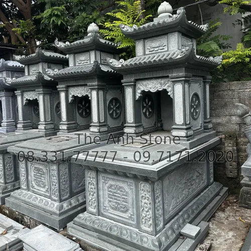 40+ Mẫu Mộ Đá Granite (Hoa cương ) Đẹp, Đơn Giản 21 Mộ đá granite