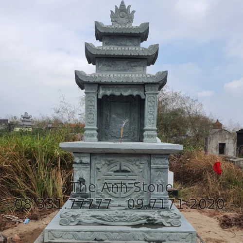 40+ Mẫu Mộ Đá Granite (Hoa cương ) Đẹp, Đơn Giản 34 Mộ đá granite