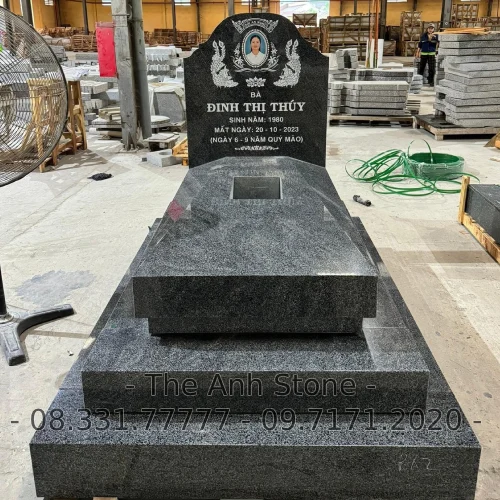 40+ Mẫu Mộ Đá Granite (Hoa cương ) Đẹp, Đơn Giản 37 Mộ đá granite