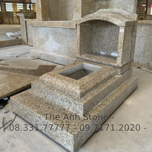 40+ Mẫu Mộ Đá Granite (Hoa cương ) Đẹp, Đơn Giản 38 Mộ đá granite