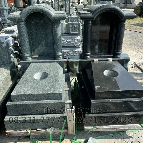 40+ Mẫu Mộ Đá Granite (Hoa cương ) Đẹp, Đơn Giản 40 Mộ đá granite