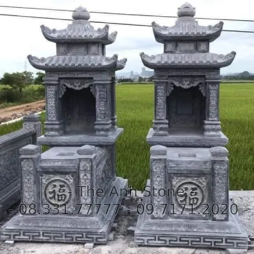 40+ Mẫu Mộ Đá Granite (Hoa cương ) Đẹp, Đơn Giản 8 Mộ đá granite