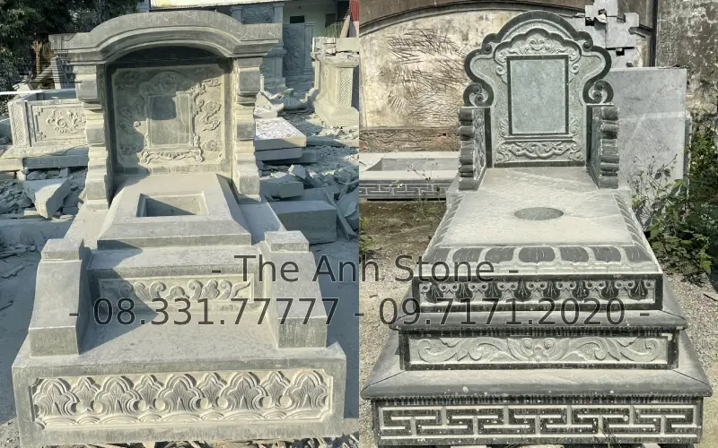 40+ Mẫu Mộ Đá Granite (Hoa cương ) Đẹp, Đơn Giản 3 Mộ đá hoa cương có độ bền cao, chống chịu được sự ăn mòn của thời gian