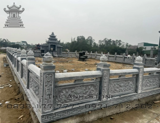 Lan can đá còn gọi là hàng rào đá, tường rào đá, dậu đá