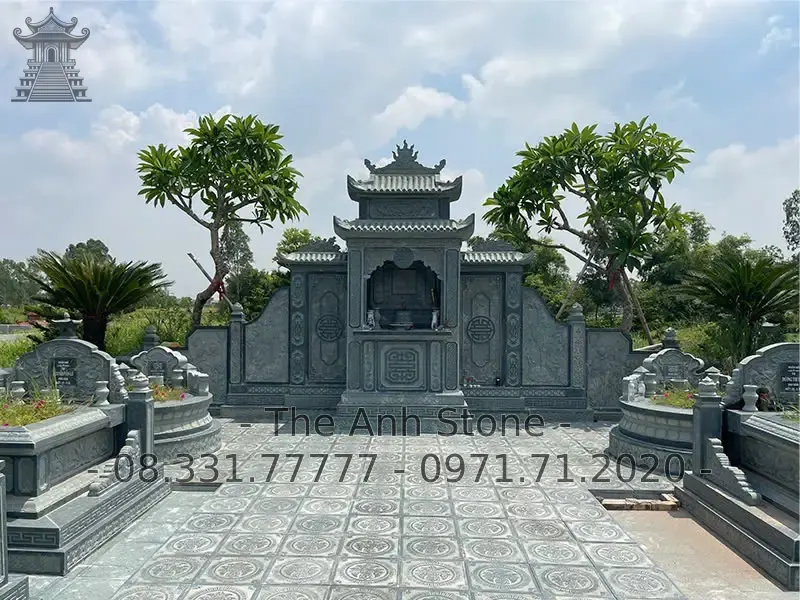 khuôn viên lăng mộ đẹp 12