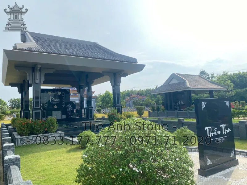 khuôn viên lăng mộ đẹp 6