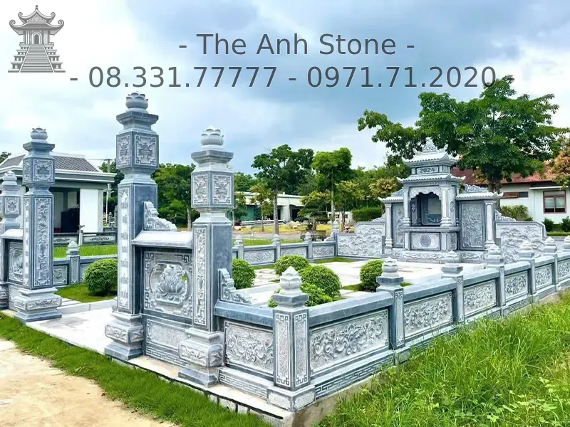 khuôn viên lăng mộ đẹp 9