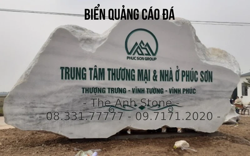 20+ Mẫu biển quảng cáo đá hoa cương đẹp - Bảng hiệu đá tự nhiên chất lượng cao 1 Biển hiệu đá tự nhiên không chỉ là một công cụ để truyền tải thông tin mà còn giúp khẳng định đẳng cấp và vị thế của công ty