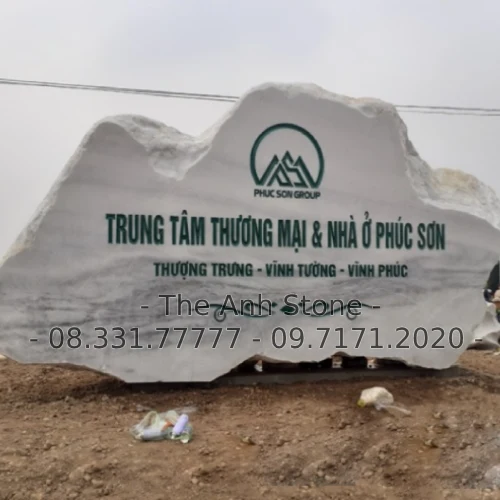 20+ Mẫu biển quảng cáo đá hoa cương đẹp - Bảng hiệu đá tự nhiên chất lượng cao 8 biển quảng cáo đá