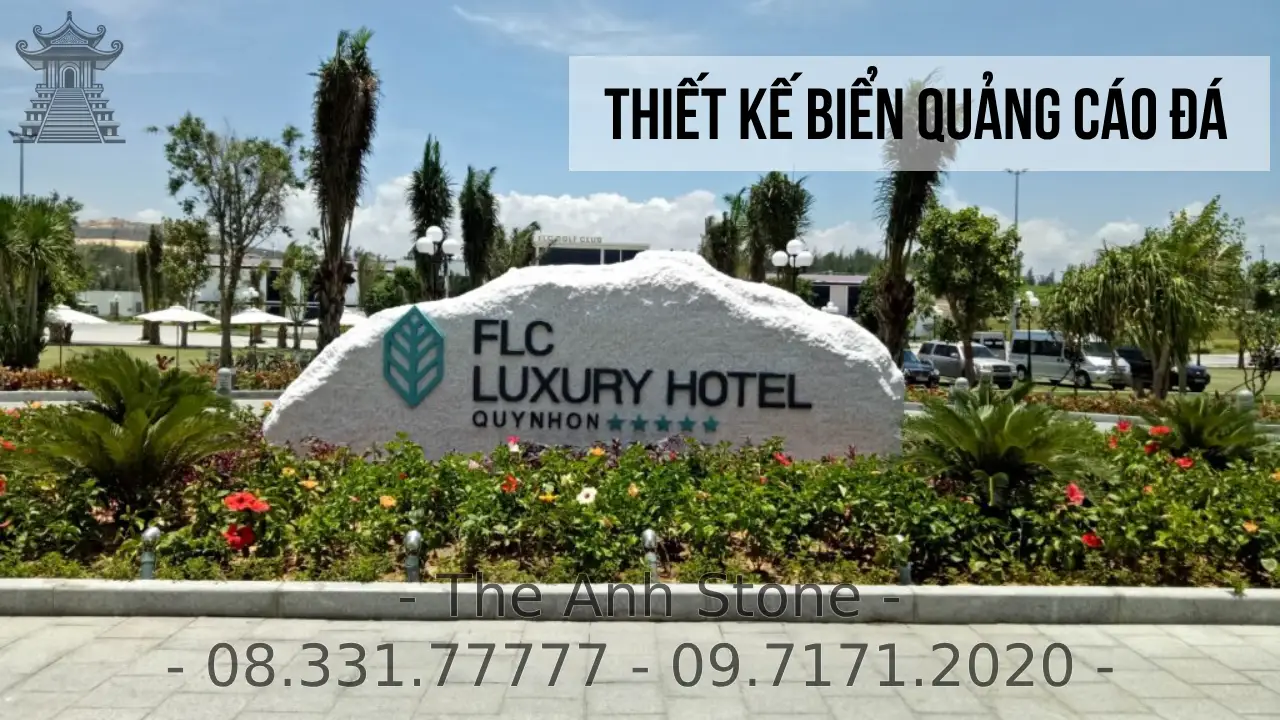 Biển quảng cáo đá