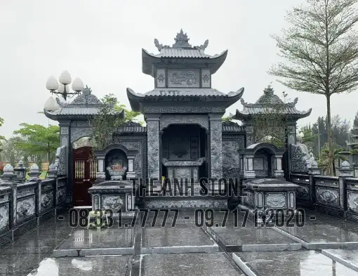 khuôn viên lăng mộ đẹp