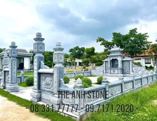 khuôn viên lăng mộ đẹp