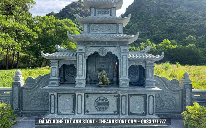 Thiết kế lăng mộ gia đình hiện đại – Báo giá 75+ mẫu lăng mộ đá đẹp Ninh Bình 4 lăng mộ đá loại nào tốt