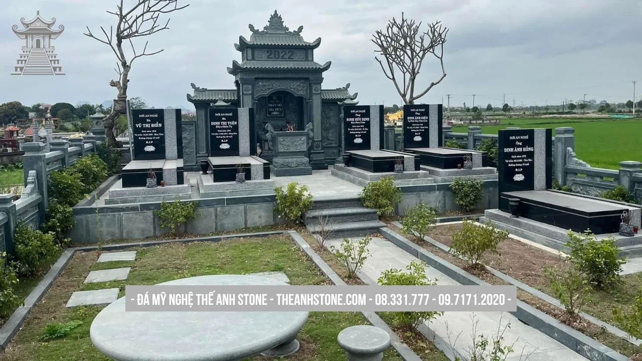 thiết kế lăng mộ gia đình